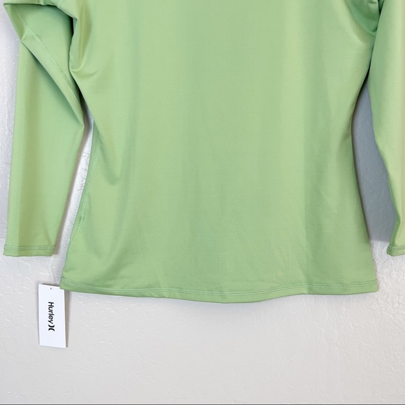 •HURLEY• Loli Green Phantom Long-Sleeve Rashguard - Picture 8 of 12